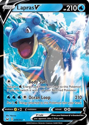 Lapras V (049/202) [Sword & Shield: Base Set]-1