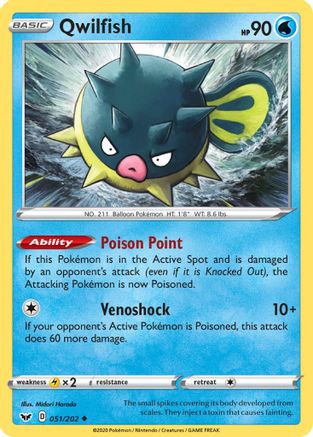 Qwilfish (051/202) [Sword & Shield: Base Set]-1