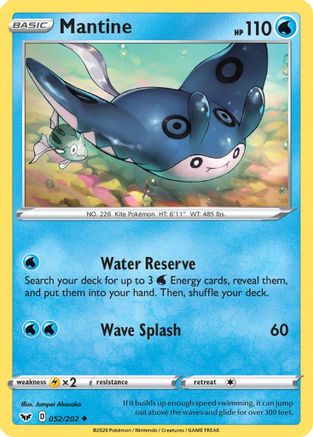 Mantine (052/202) [Sword & Shield: Base Set]-1