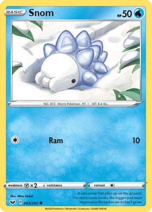 Snom (063/202) [Sword & Shield: Base Set]-1