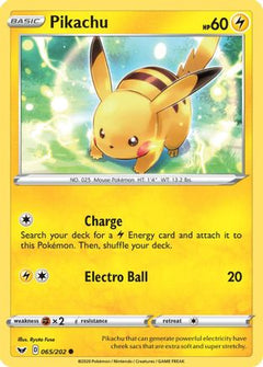 Pikachu (065/202) [Sword & Shield: Base Set]-1