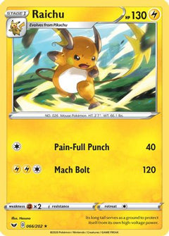 Raichu (066/202) [Sword & Shield: Base Set]-1