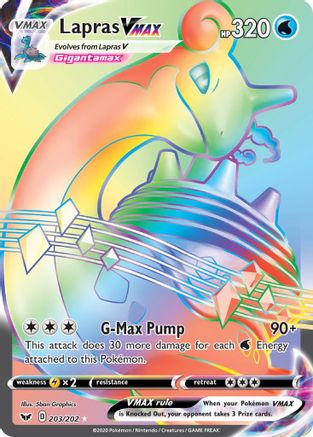 Lapras VMAX (203/202) [Sword & Shield: Base Set]-1