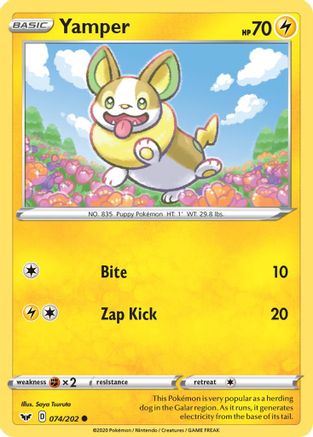 Yamper (074/202) [Sword & Shield: Base Set]-1