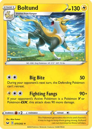 Boltund (075/202) [Sword & Shield: Base Set]-1