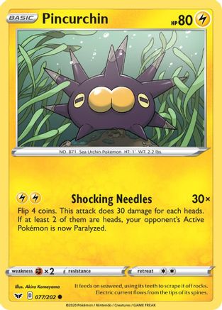 Pincurchin (077/202) [Sword & Shield: Base Set]-1