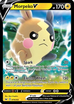Morpeko V (079/202) [Sword & Shield: Base Set]-1