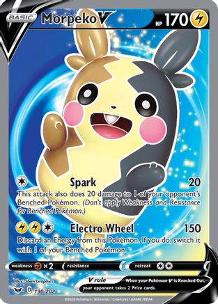 Morpeko V (190/202) [Sword & Shield: Base Set]-1