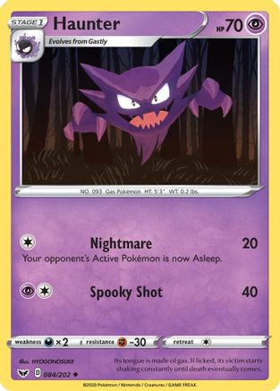 Haunter (084/202) [Sword & Shield: Base Set]-1