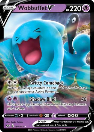 Wobbuffet V (086/202) [Sword & Shield: Base Set]-1