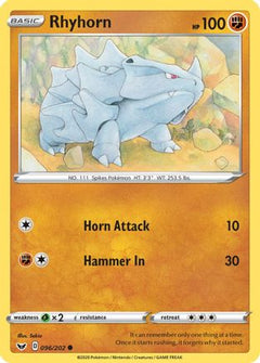 Rhyhorn (096/202) [Sword & Shield: Base Set]-1