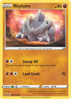 Rhyhorn (097/202) [Sword & Shield: Base Set]-1