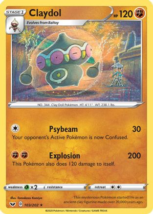 Claydol (103/202) [Sword & Shield: Base Set]-1