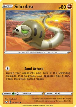 Silicobra (107/202) [Sword & Shield: Base Set]-1