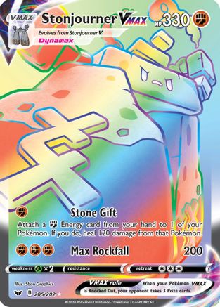 Stonjourner VMAX (205/202) [Sword & Shield: Base Set]-1