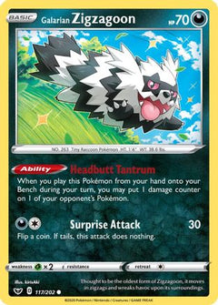 Galarian Zigzagoon (117/202) [Sword & Shield: Base Set]-1