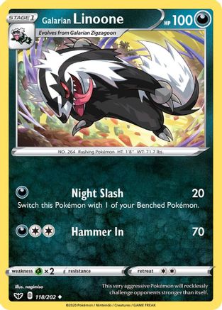 Galarian Linoone (118/202) [Sword & Shield: Base Set]-1