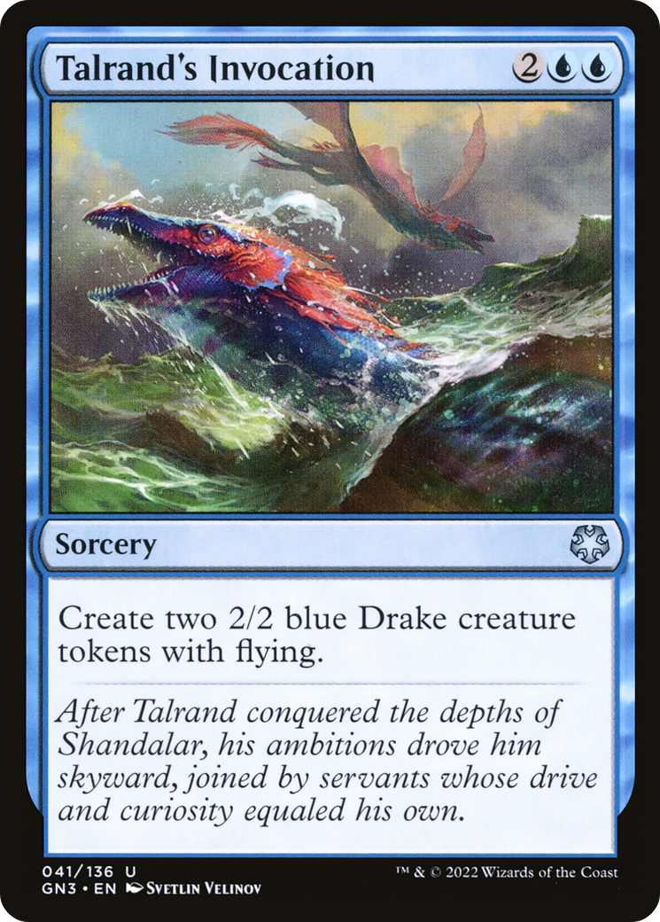 Talrand's Invocation [Game Night: Free-for-All]-1