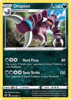 Drapion (122/202) [Sword & Shield: Base Set]-1
