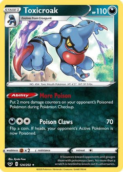 Toxicroak (124/202) [Sword & Shield: Base Set]-1