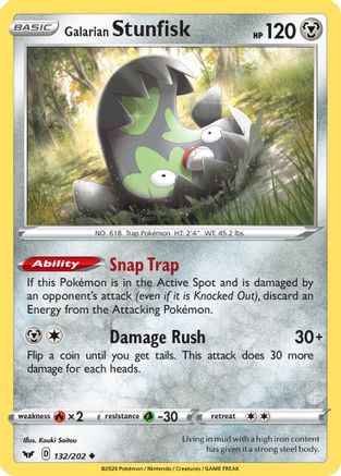Galarian Stunfisk (132/202) [Sword & Shield: Base Set]-1
