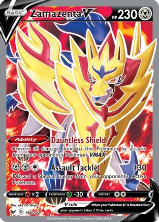 Zamazenta V (196/202) [Sword & Shield: Base Set]-1