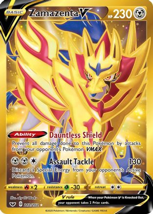 Zamazenta V (212/202) [Sword & Shield: Base Set]-1