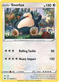 Snorlax (140/202) [Sword & Shield: Base Set]-1
