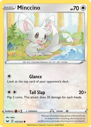 Minccino (145/202) [Sword & Shield: Base Set]-1