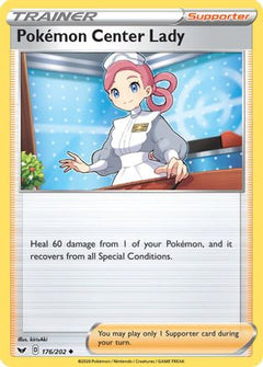 Pokemon Center Lady (176/202) [Sword & Shield: Base Set]-1