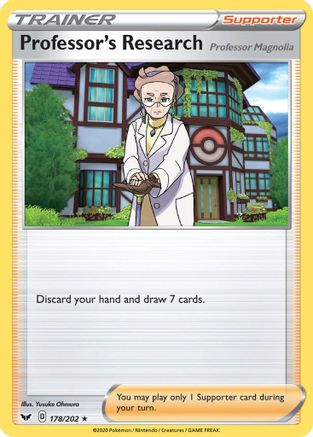 Professor's Research (178/202) (Professor Magnolia) [Sword & Shield: Base Set]-1