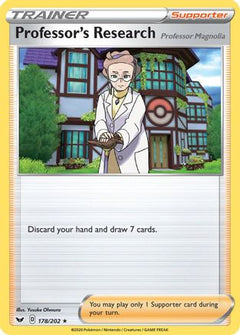 Professor's Research (178/202) (Professor Magnolia) [Sword & Shield: Base Set]-1