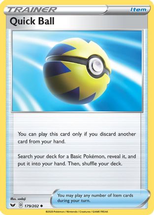 Quick Ball (179/202) [Sword & Shield: Base Set]-1