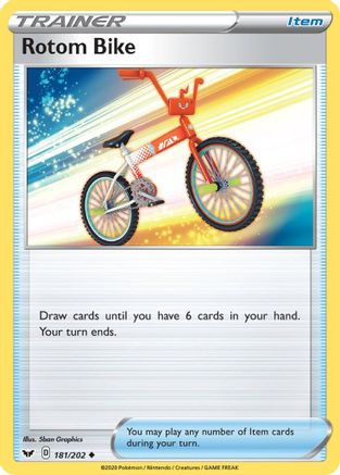 Rotom Bike (181/202) [Sword & Shield: Base Set]-1