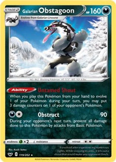 Galarian Obstagoon (119/202) (Theme Deck Exclusive) [Sword & Shield: Base Set]-1