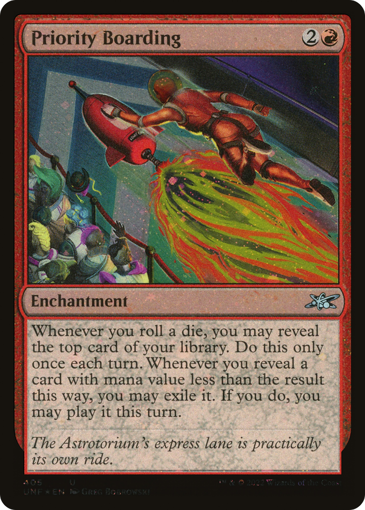Priority Boarding (Galaxy Foil) [Unfinity]-1