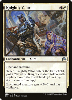 Knightly Valor [Magic Origins]-1