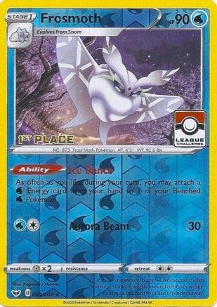 Frosmoth (064/202) (League Promo 1st Place) [Sword & Shield: Base Set]-1