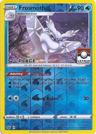 Frosmoth (064/202) (League Promo 2nd Place) [Sword & Shield: Base Set]-1