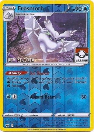 Frosmoth (064/202) (League Promo 3rd Place) [Sword & Shield: Base Set]-1