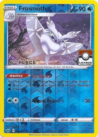 Frosmoth (064/202) (League Promo 4th Place) [Sword & Shield: Base Set]-1