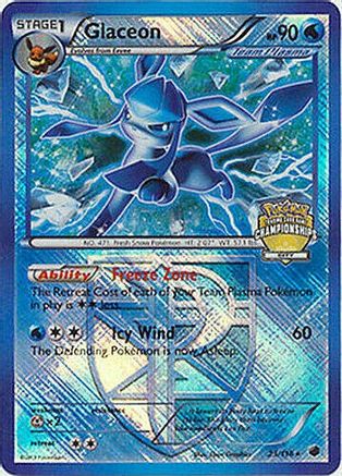 Glaceon (23/116) (City Championship Promo) [Black & White: Plasma Freeze]-1