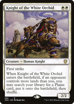 Knight of the White Orchid [Innistrad: Crimson Vow Commander]-1