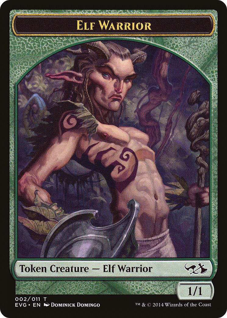 Elf Warrior Token (Elves vs. Goblins) [Duel Decks Anthology Tokens]-1