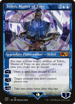 Teferi, Master of Time (Showcase) (292) [Core Set 2021]-1