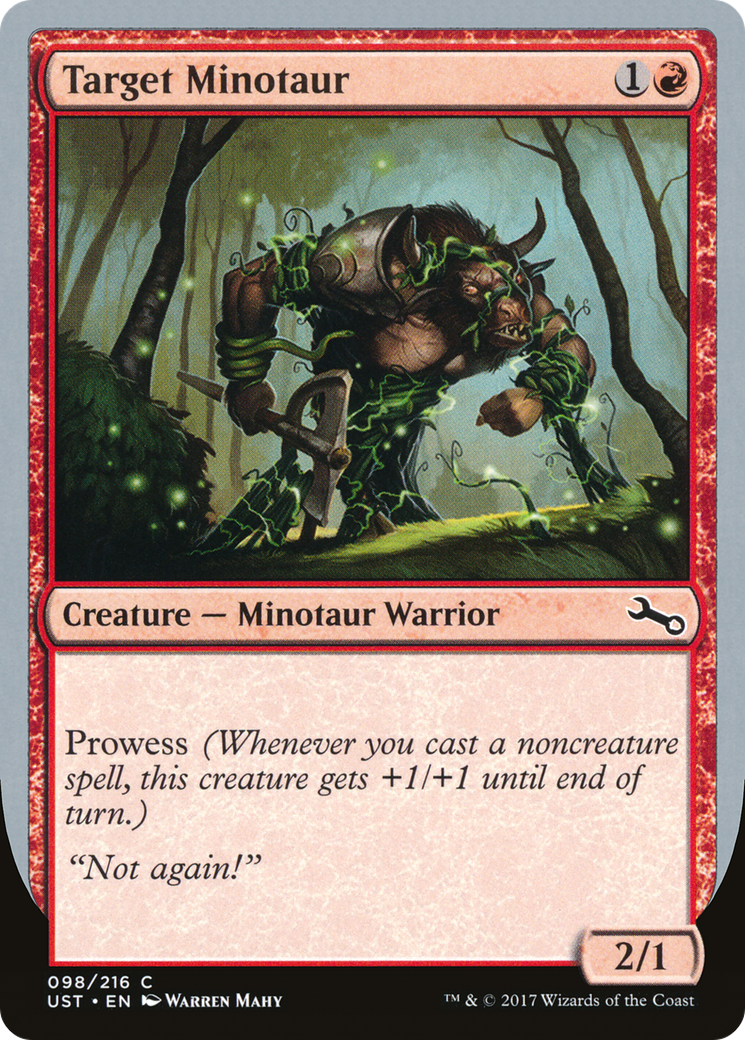 Target Minotaur (Vine Art) [Unstable]-1