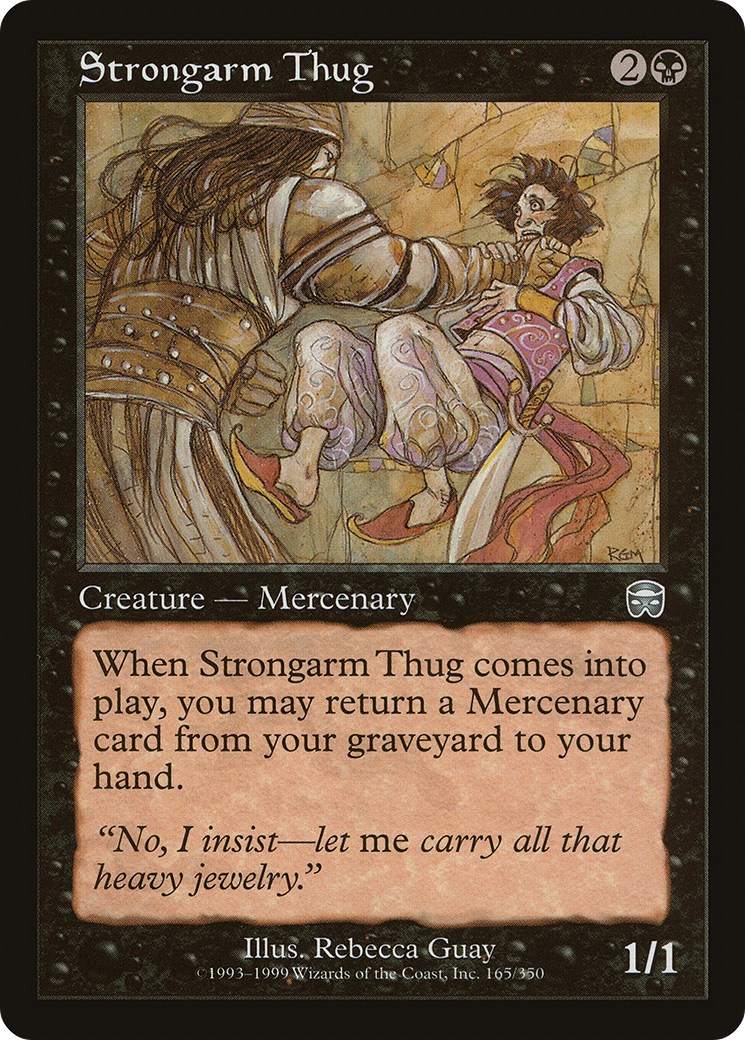 Strongarm Thug [Mercadian Masques]-1
