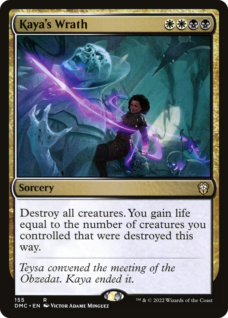 Kaya's Wrath [Dominaria United Commander]-1