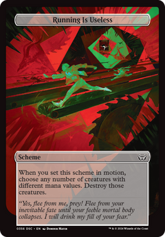 Running Is Useless (Full Art) [Duskmourn: Archenemy]-3