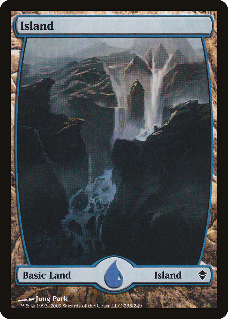 Island (235) [Zendikar]-1